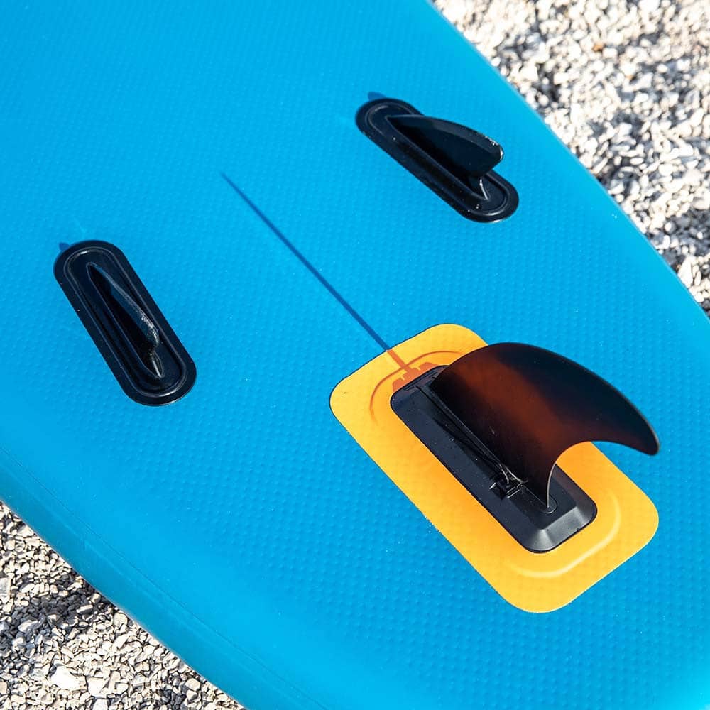 nafukovaci paddleboard nautilus na vode 3 flosny